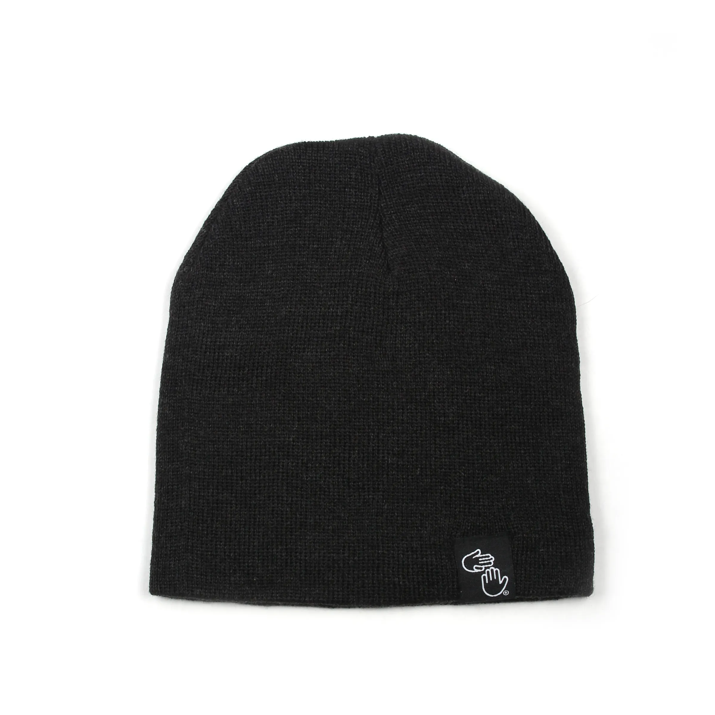 8" Knit Beanie (Charcoal)