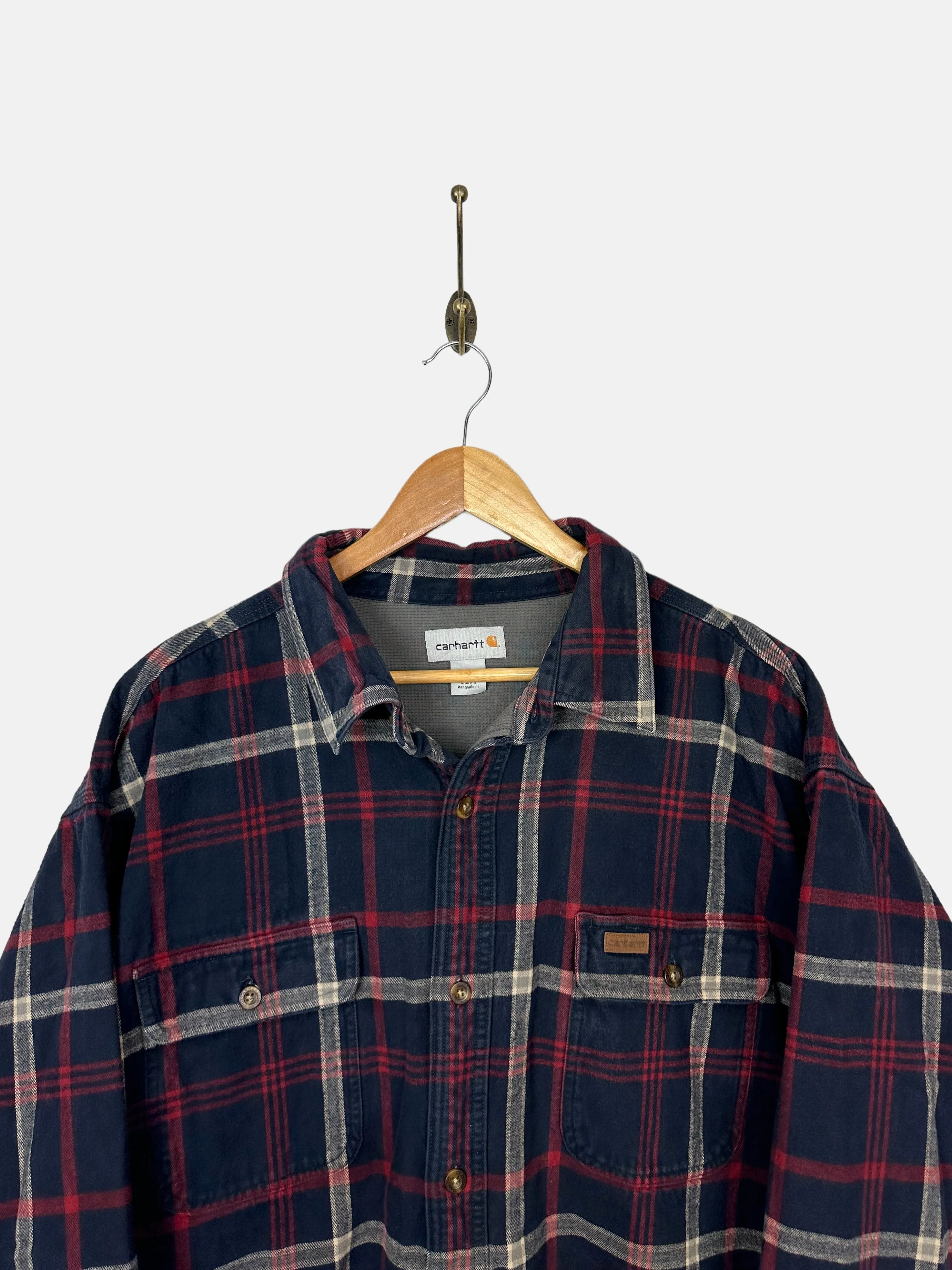 90's Carhartt Button-Up Thick Shirt/Shacket Size 3XL