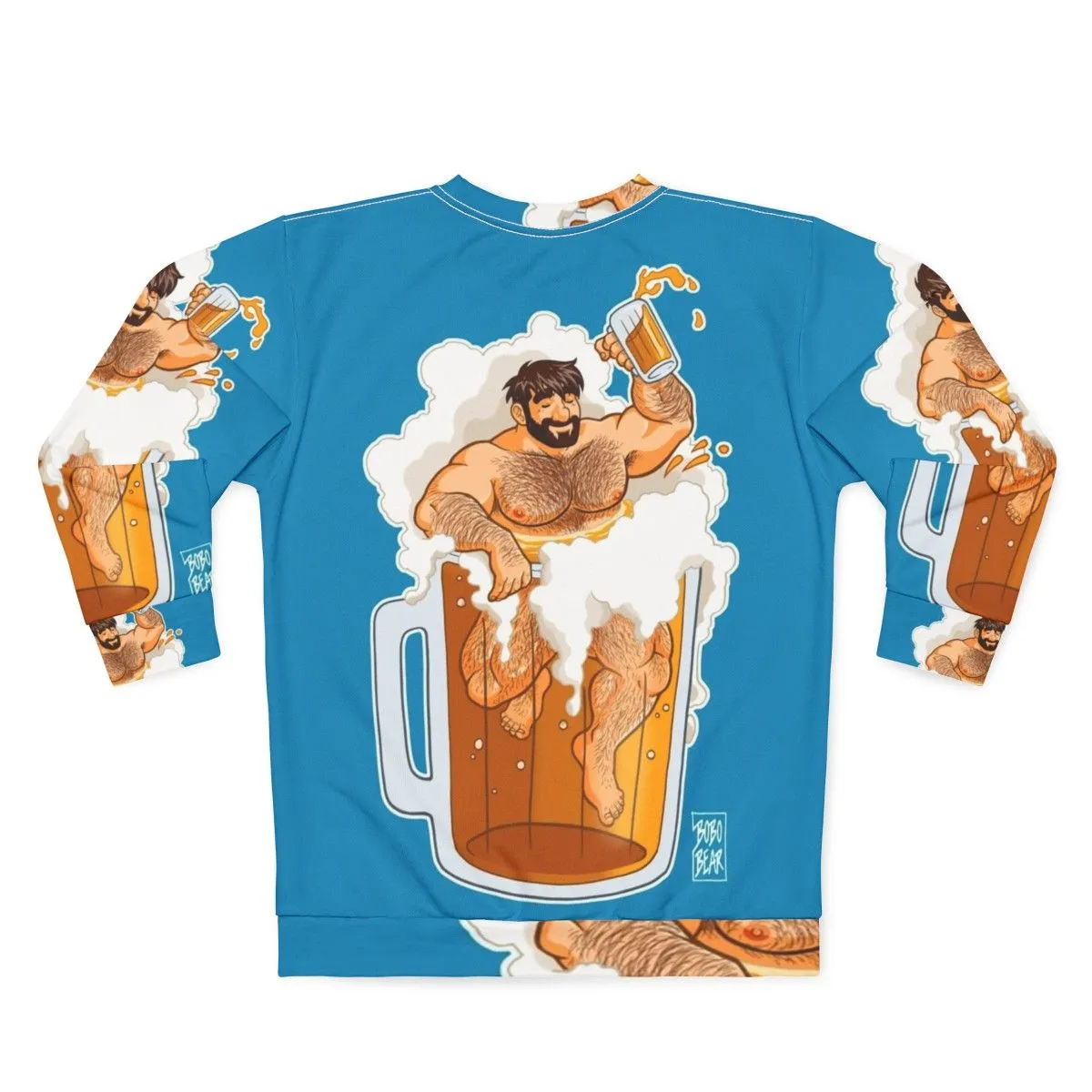 Adam Likes A Big Beer Sweatshirt - Celebrate Gay Pride