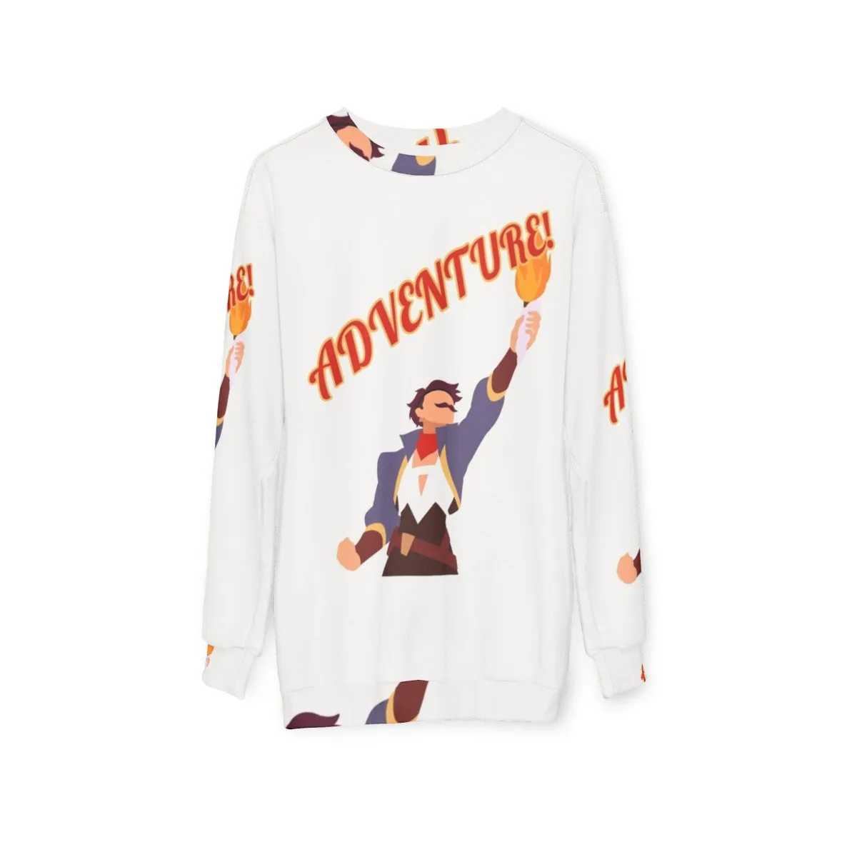 Adventure-Themed She-Ra Sweatshirt Featuring Sea Hawk