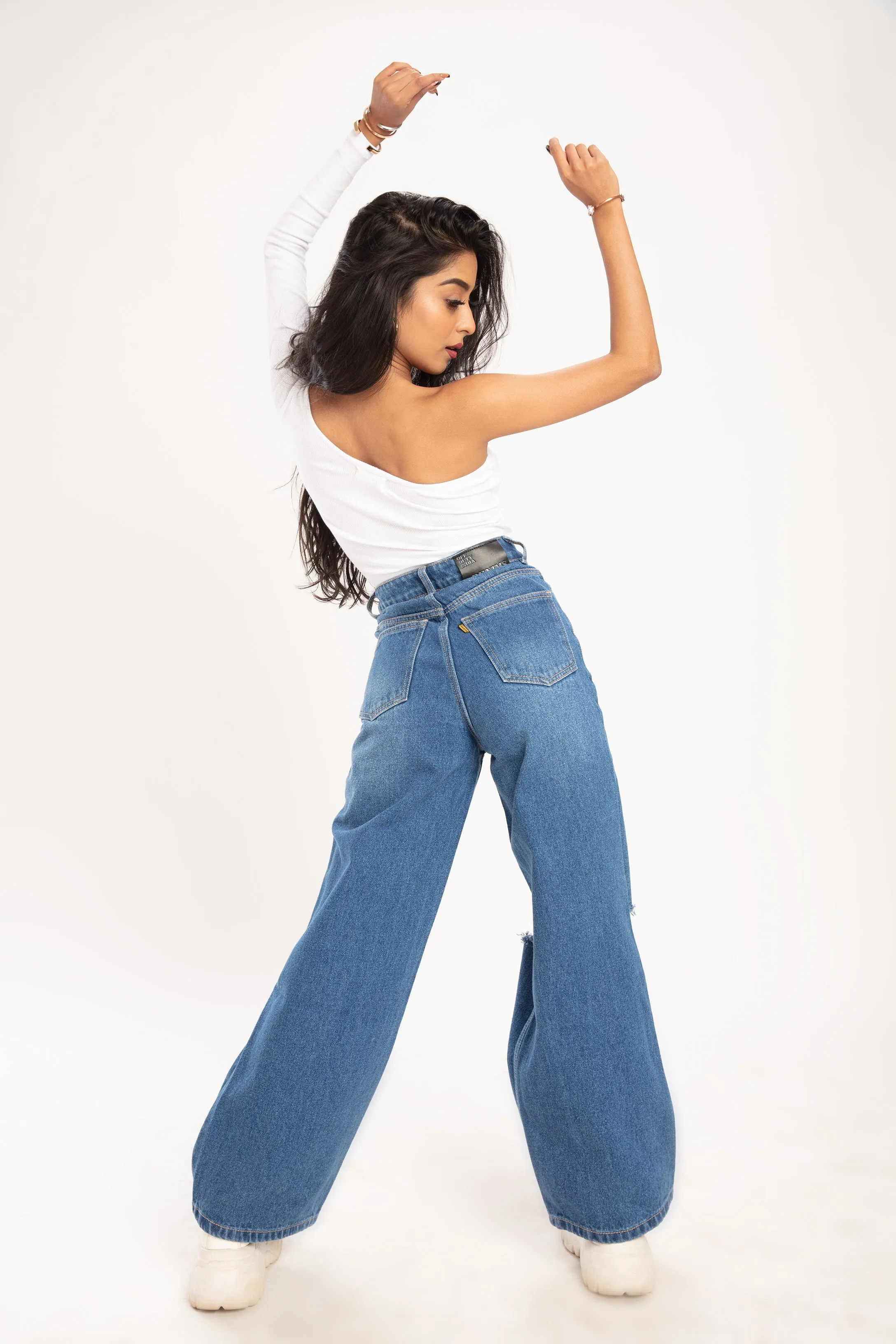 Aesthetic High Waisted Wide Fit Baggy Jeans