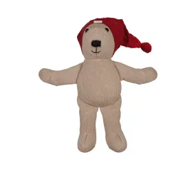 Alfen Teddy, Christmas hat - Hibiscus Red