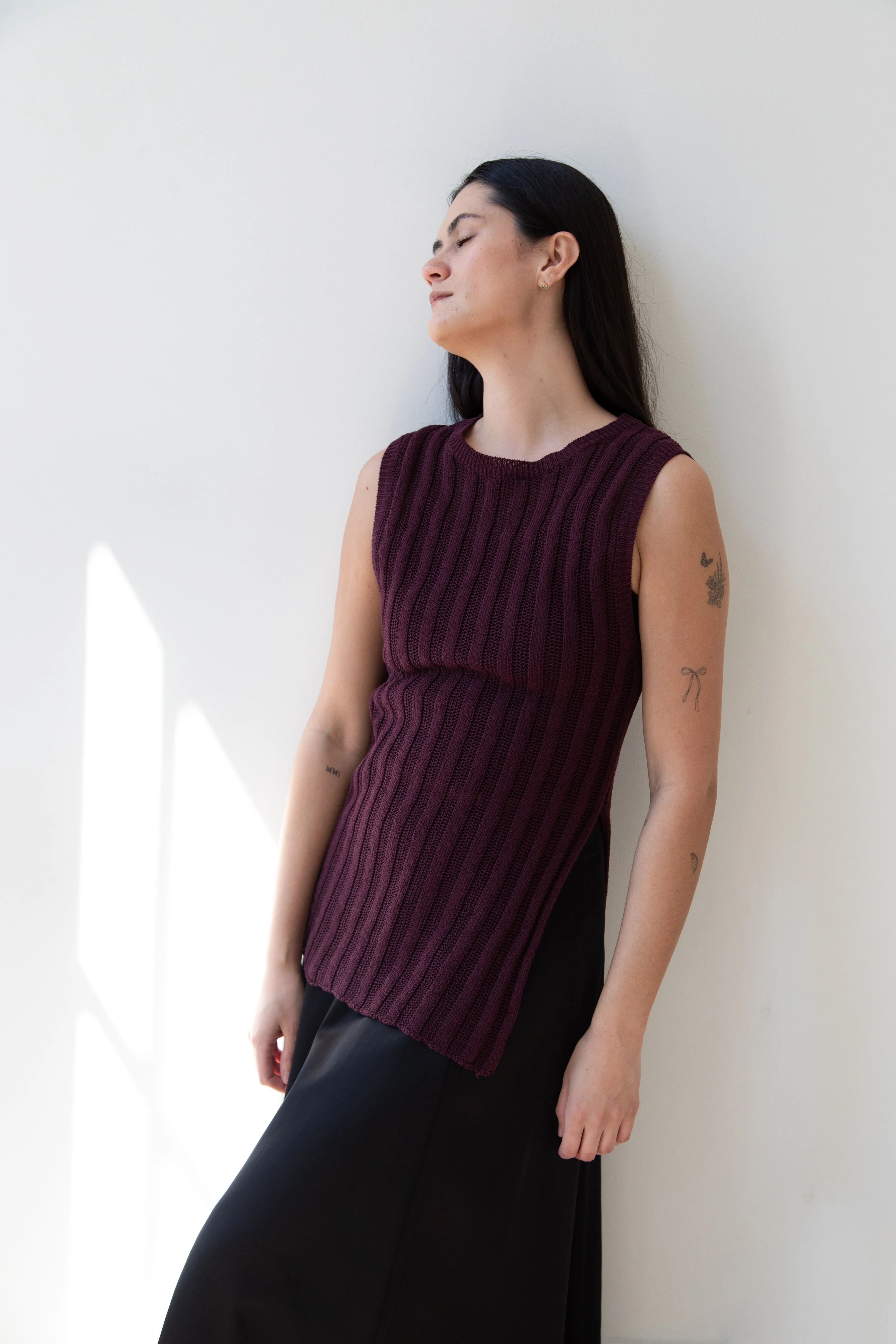 Barena Venezia | Perry Marris Top in Vino Knit