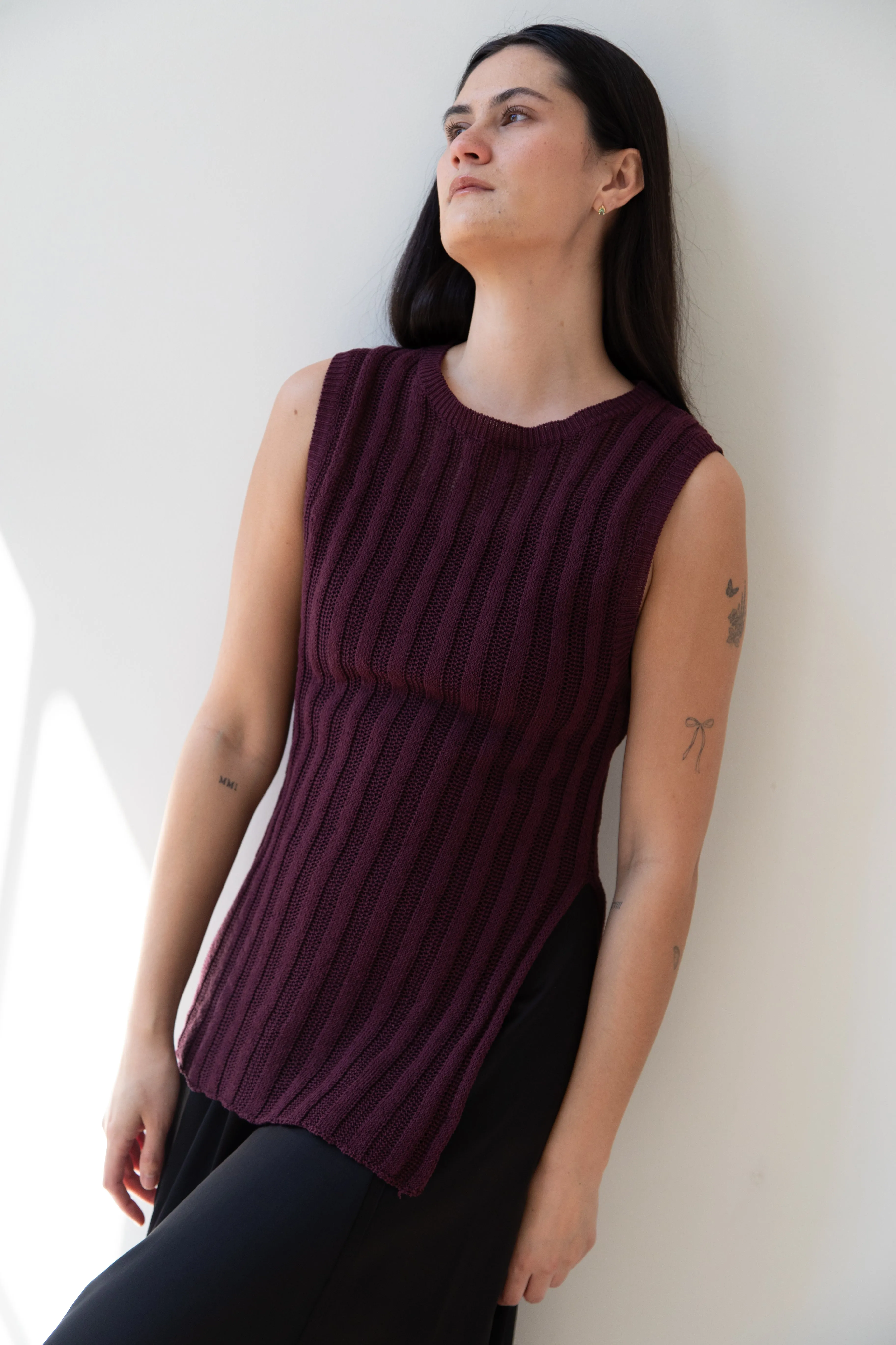 Barena Venezia | Perry Marris Top in Vino Knit