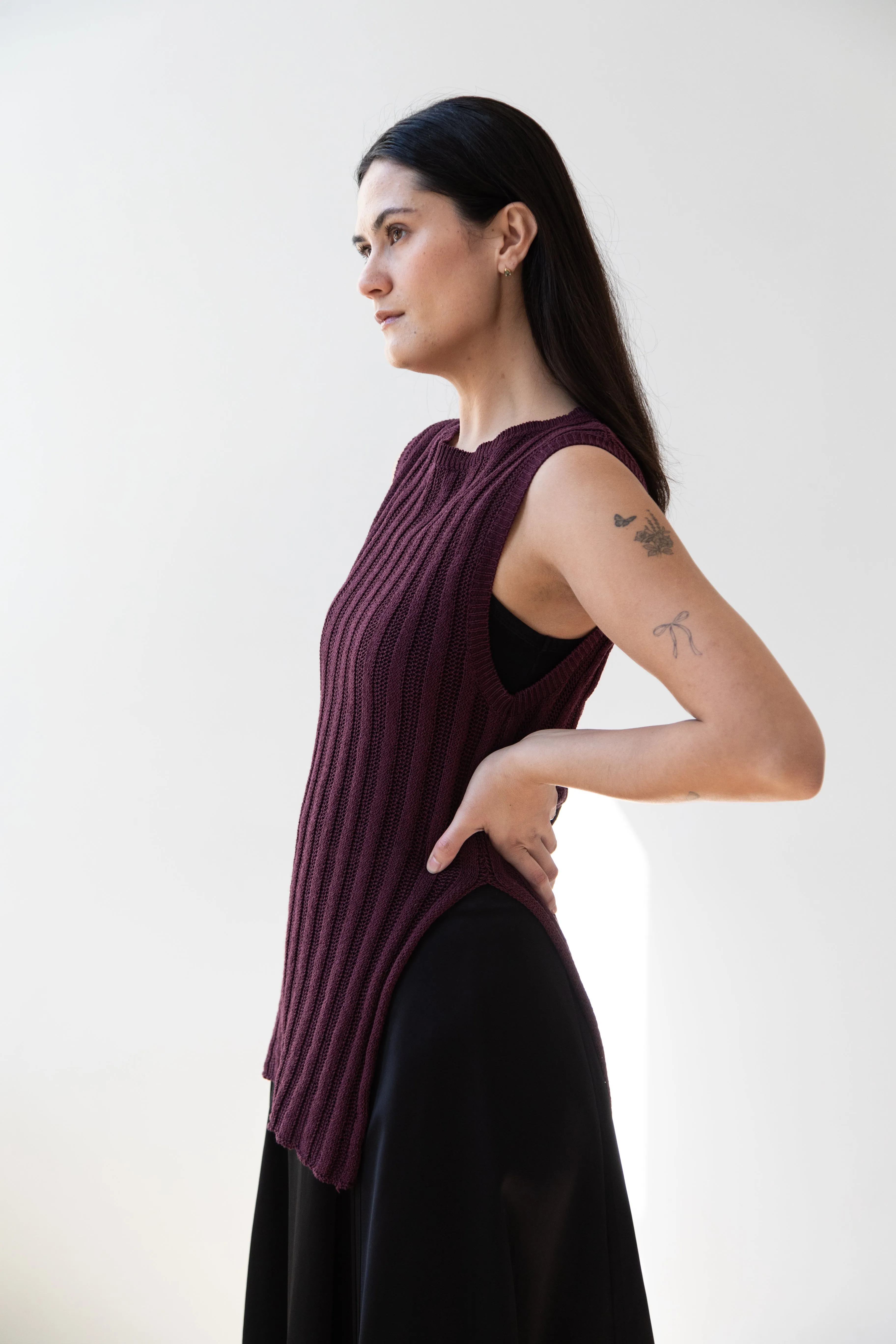 Barena Venezia | Perry Marris Top in Vino Knit