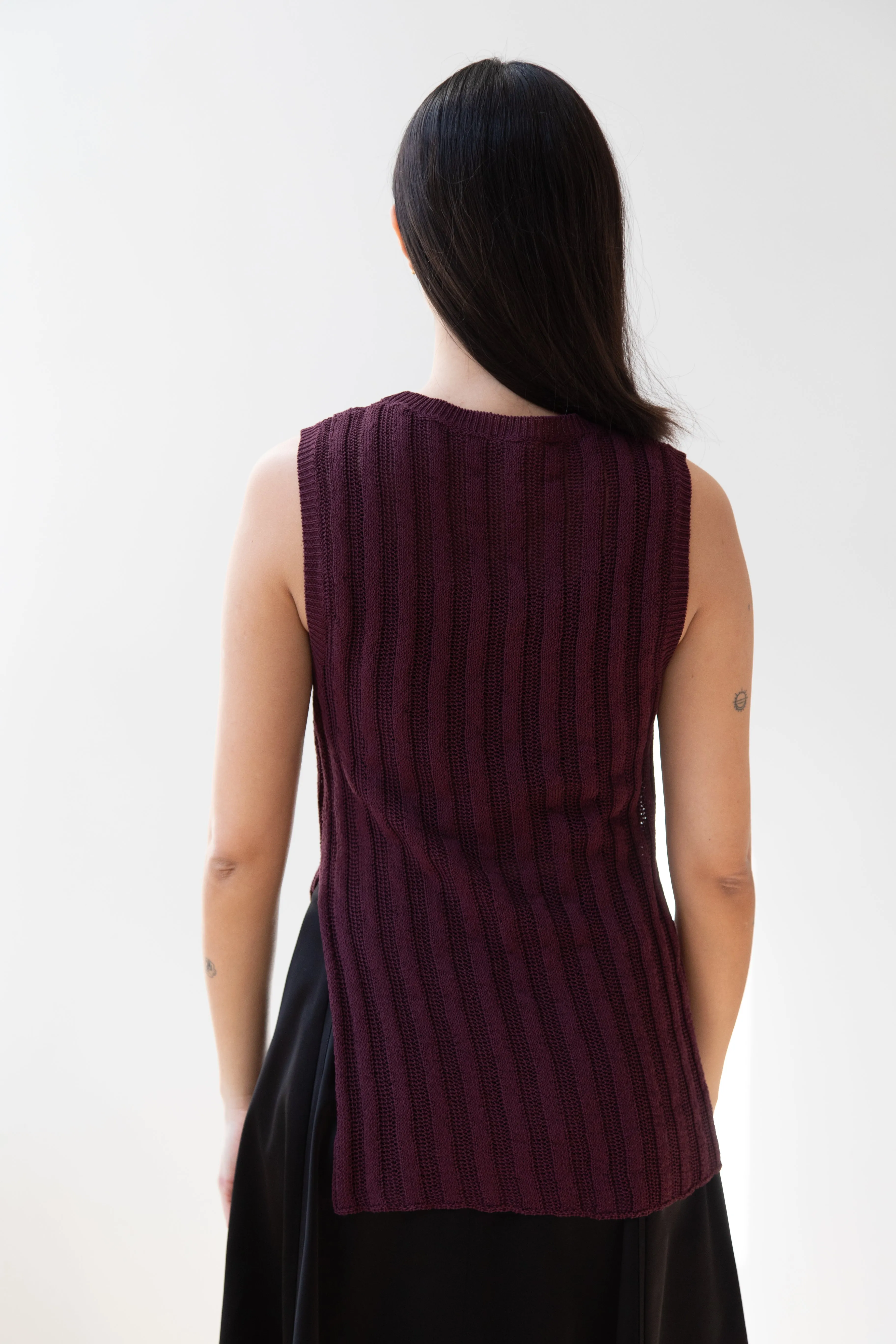 Barena Venezia | Perry Marris Top in Vino Knit