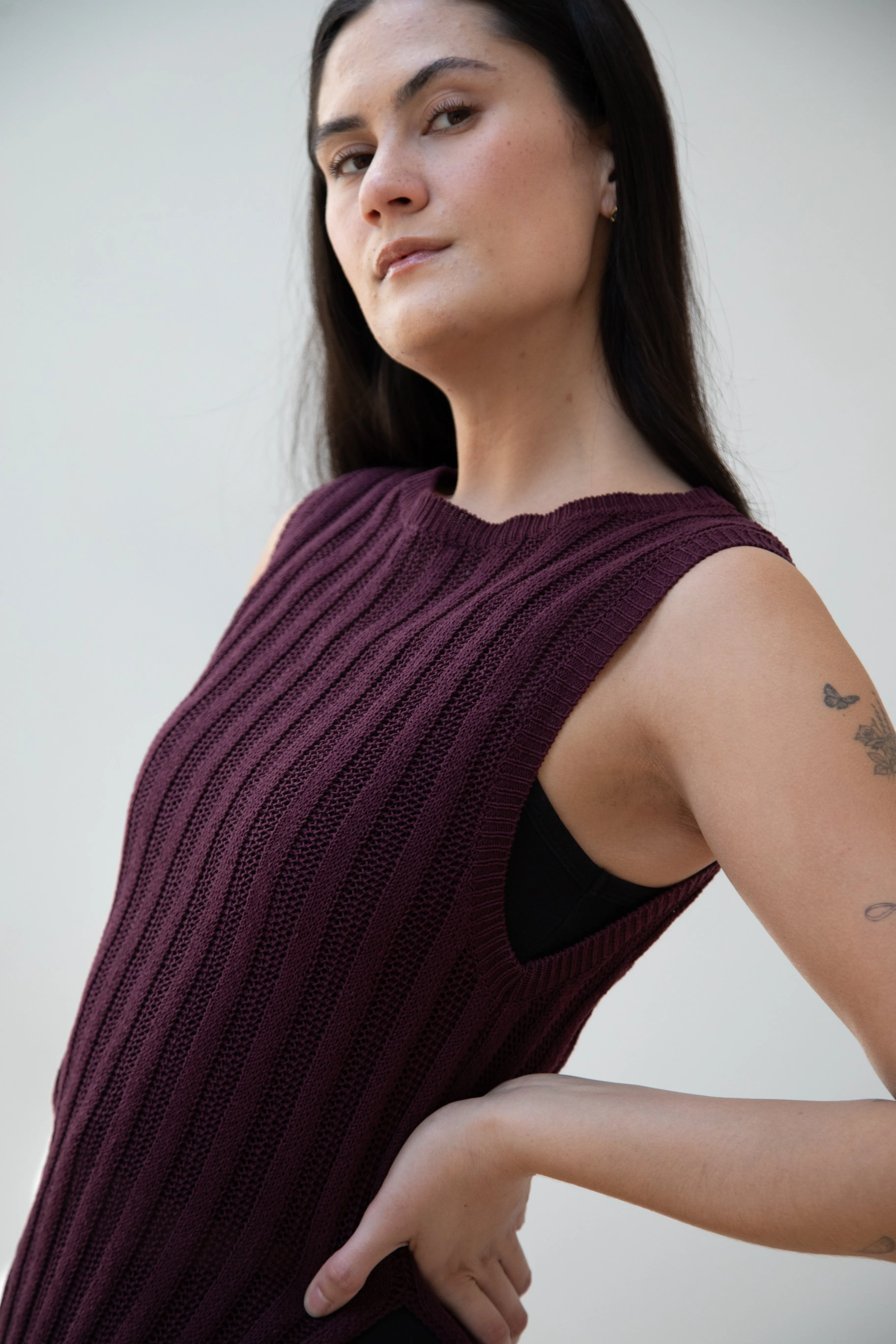 Barena Venezia | Perry Marris Top in Vino Knit