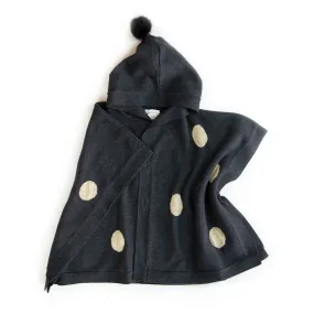 Beanstork Poncho - Gold Spots