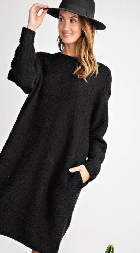 Black Sweater Dress