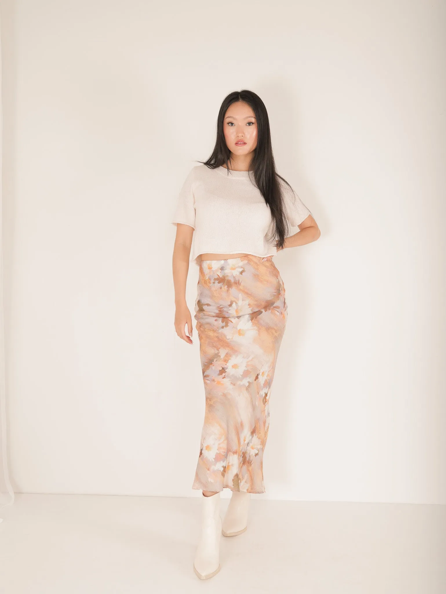 Breanna Watercolor Skirt