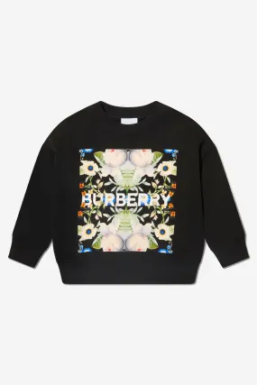 Burberry Boys Cotton Logo Print Sweatshirt