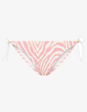 Cape Town Rope Tie Side Bikini Bottom - Print