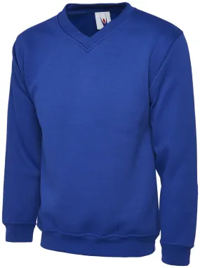 Childrens Classic V-Neck Sweatshirt | Royal