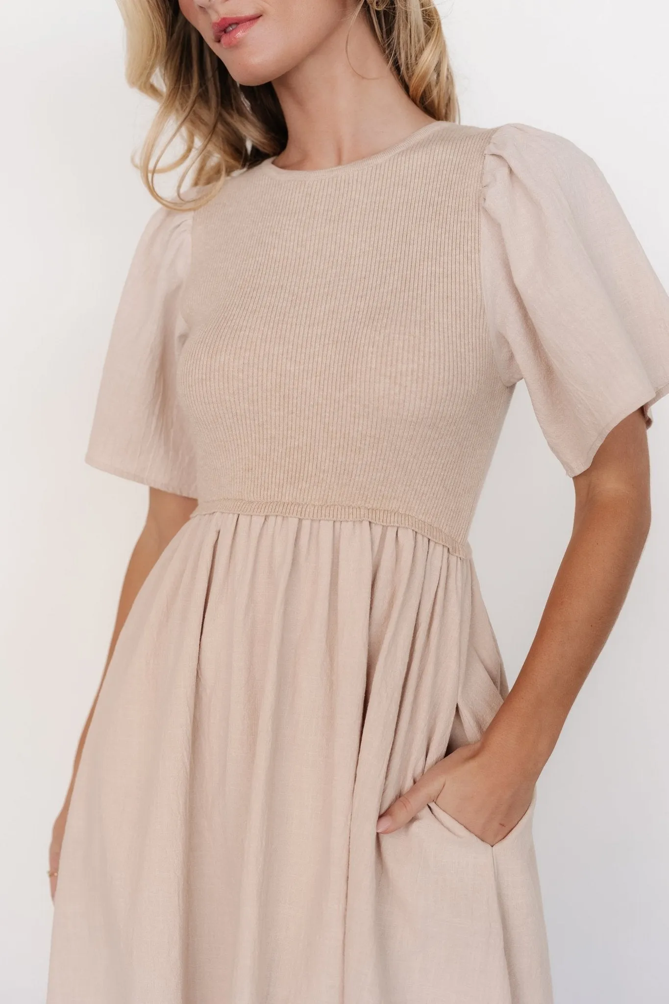 Cici Sweater Dress | Natural