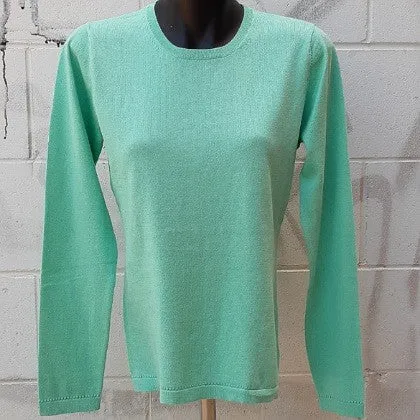 COTTON CASHMERE CREW NECK JUMPER