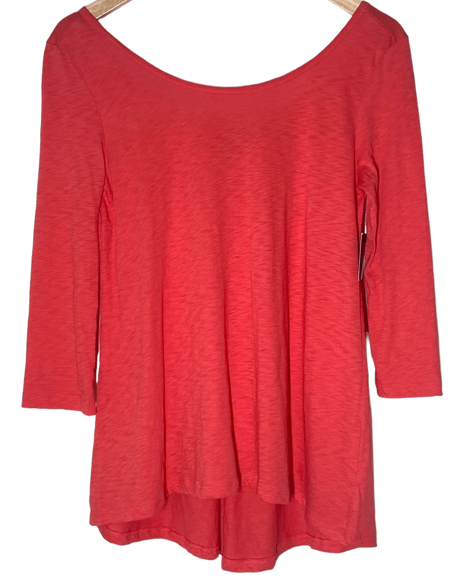 Dark Autumn Spiced Persimmon Knit Swing Top