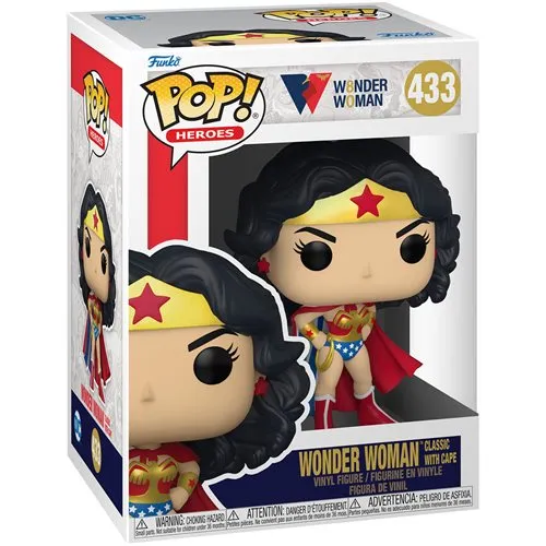 DC Heroes Pop! Vinyl Figure 80th Anniversary Wonder Woman (Classic w/Cape) [433]