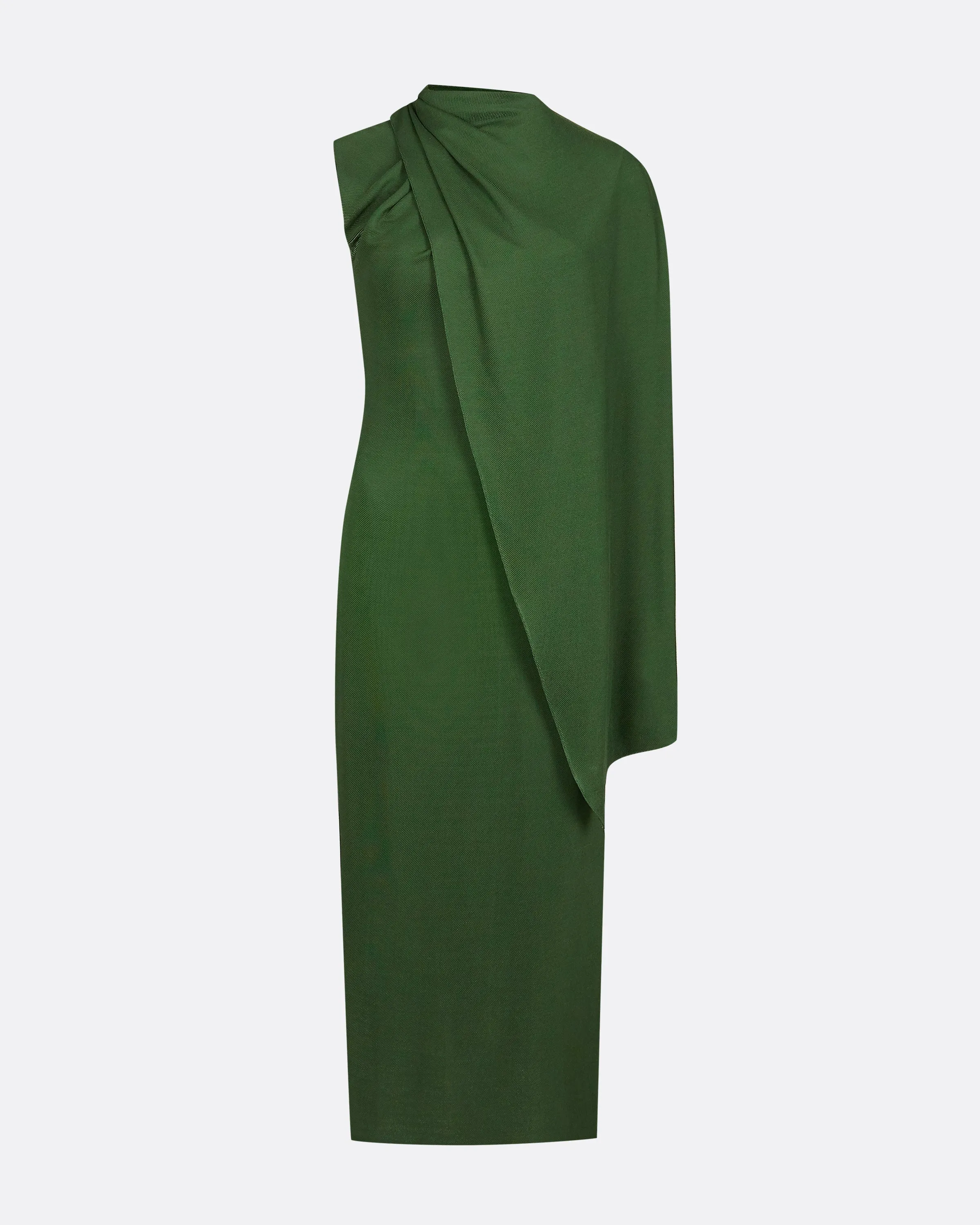 Dilly Moss Green Midi Dress