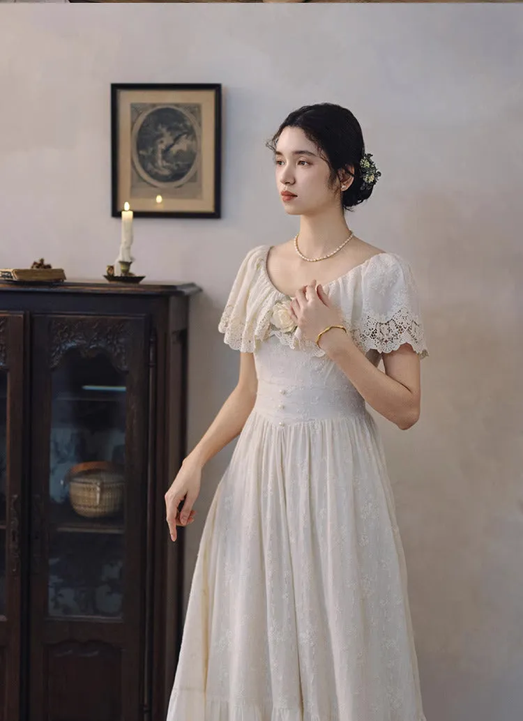 Edwardian Style Embroidered Dress