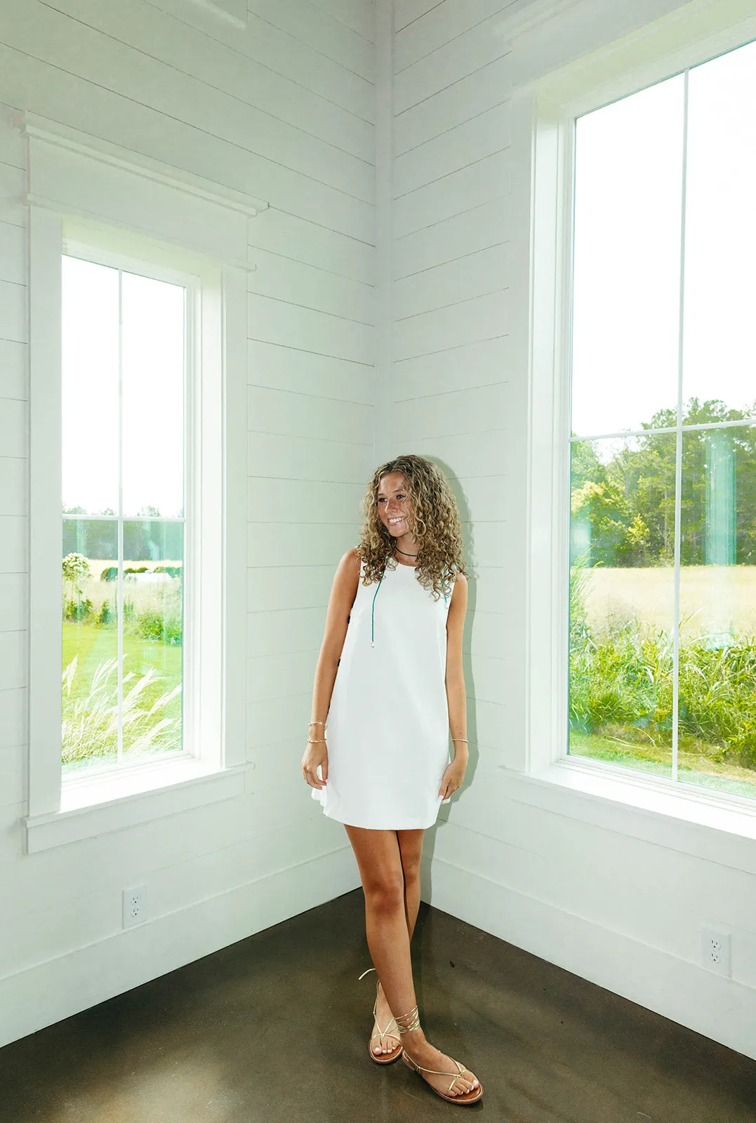 Elowen Mini Dress - Off White