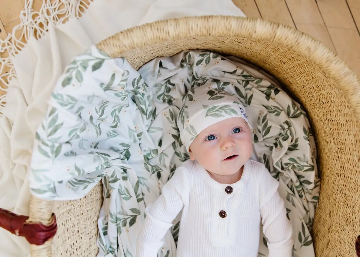 Fern Top Knot Hat