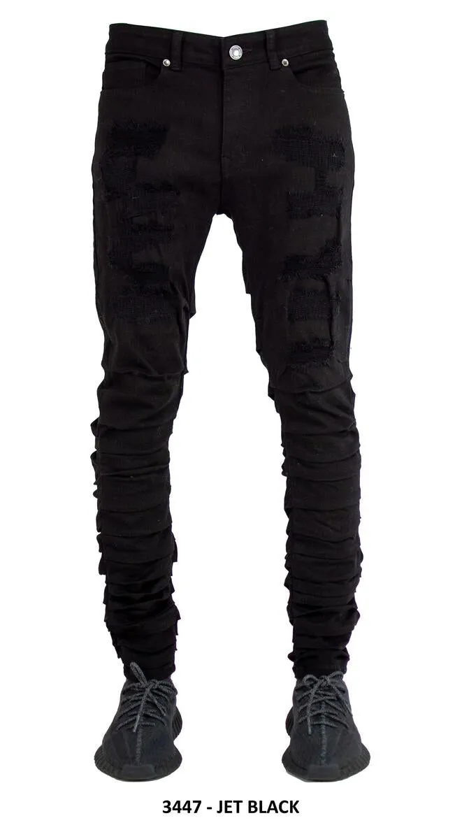 FOCUS JEANS FASHION DENIM (3447 - JET BLACK)