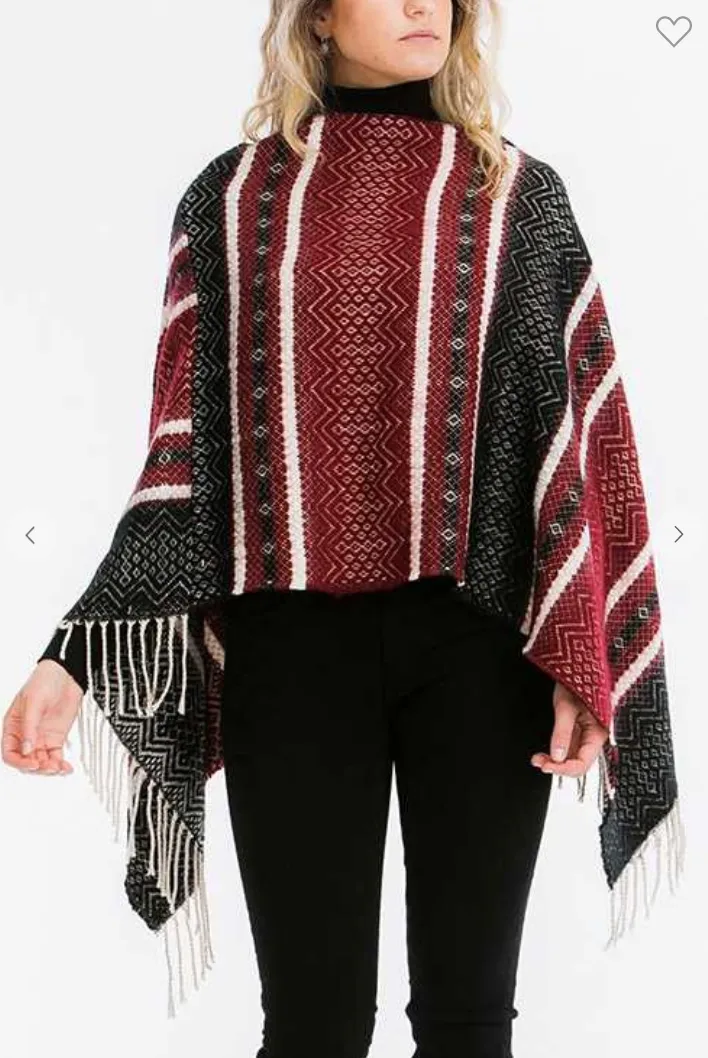 Fringe Iconic Gypsy Poncho - 2 Colors