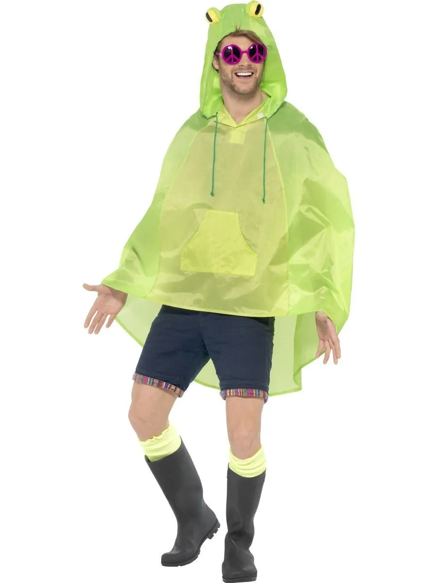 Frog Party Poncho