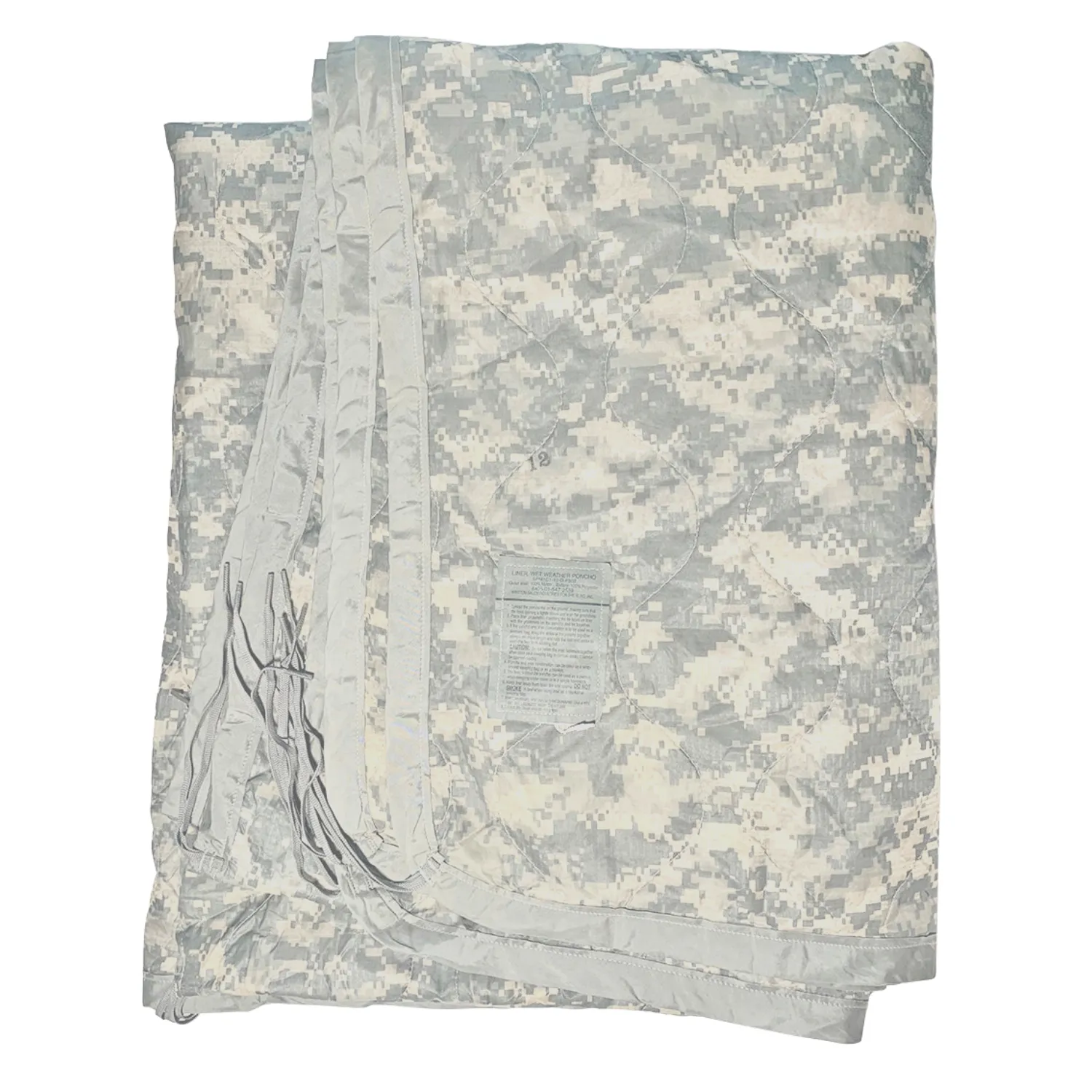 GI Woobie Poncho Liner— ACU, Used