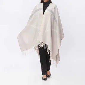 Grey Cape Shawl PW3890