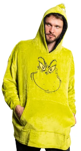 Grinch Face Sleep Poncho