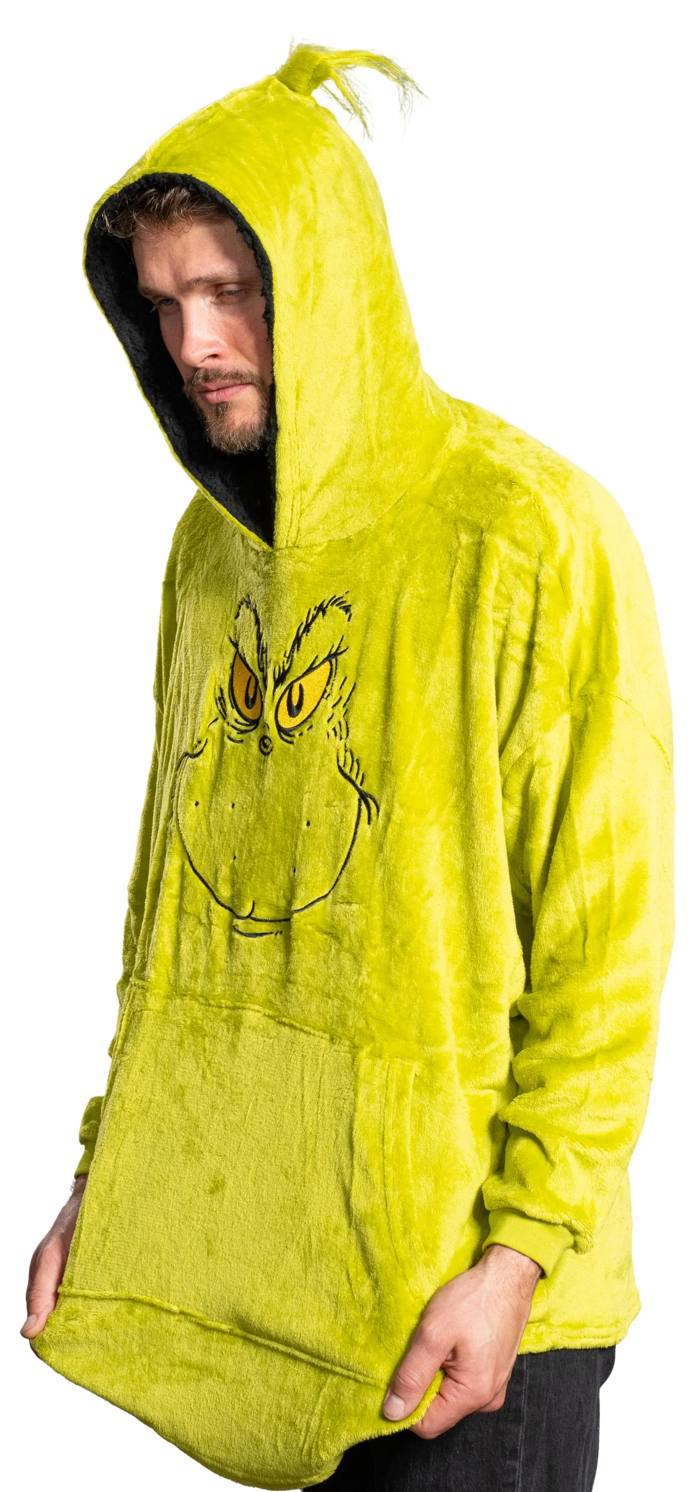 Grinch Face Sleep Poncho