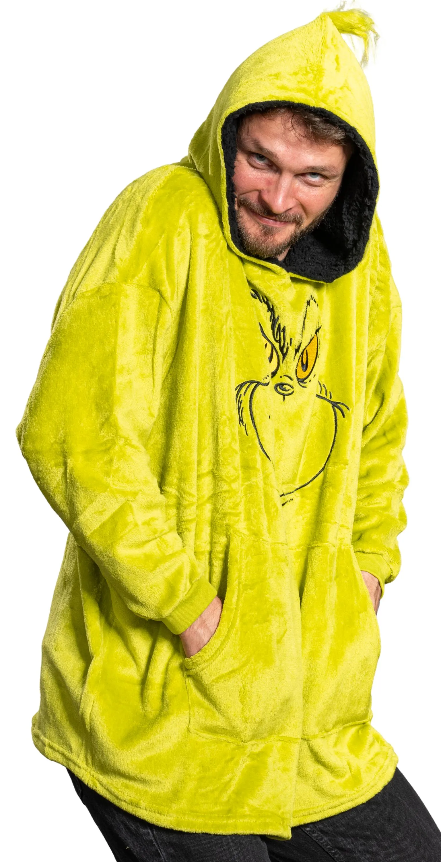 Grinch Face Sleep Poncho