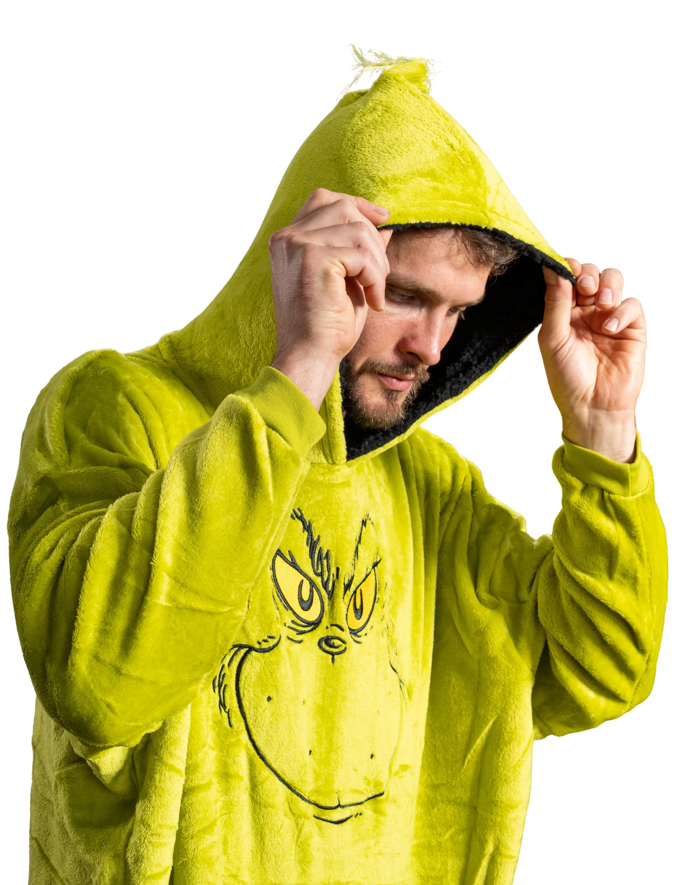 Grinch Face Sleep Poncho