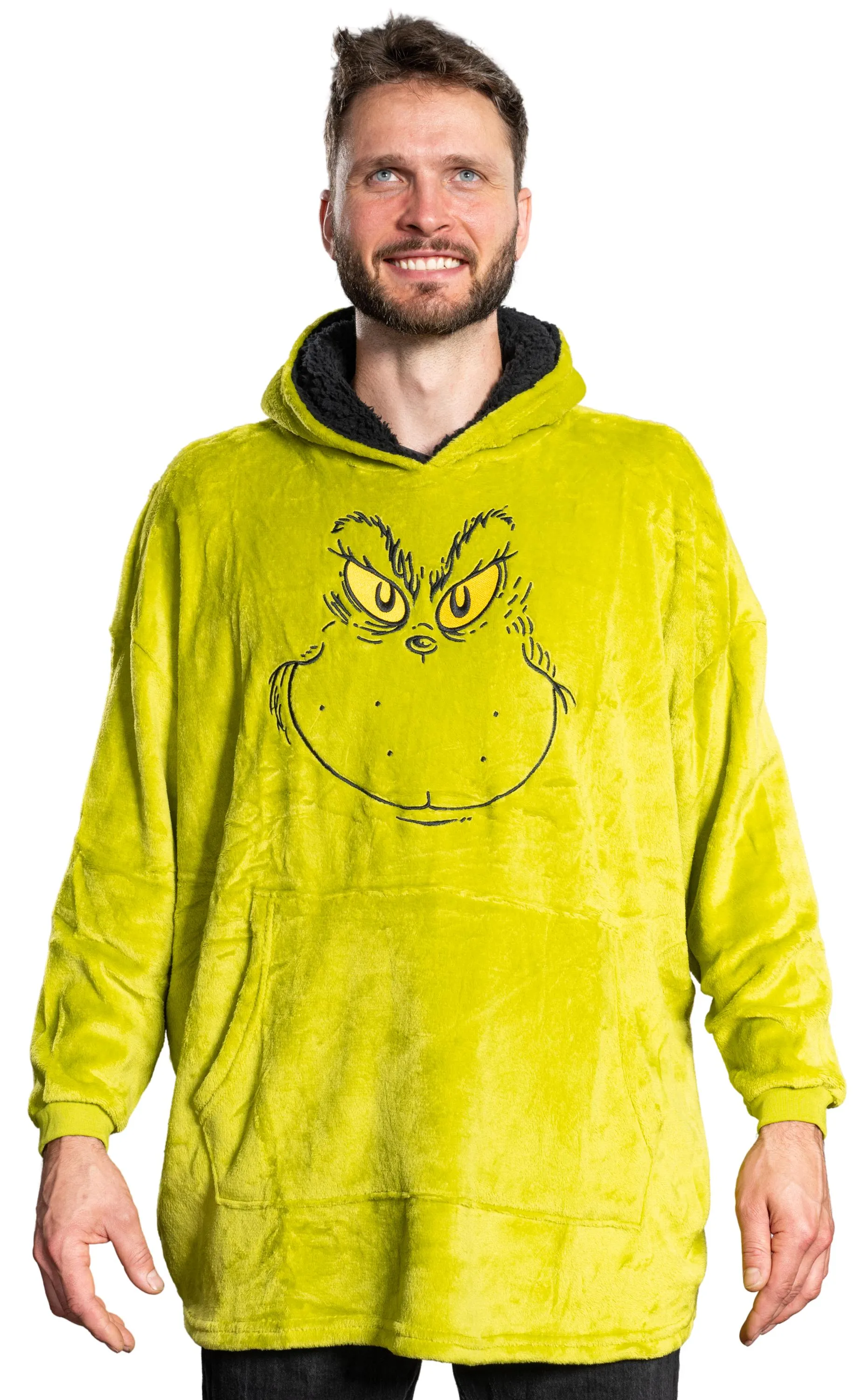 Grinch Face Sleep Poncho