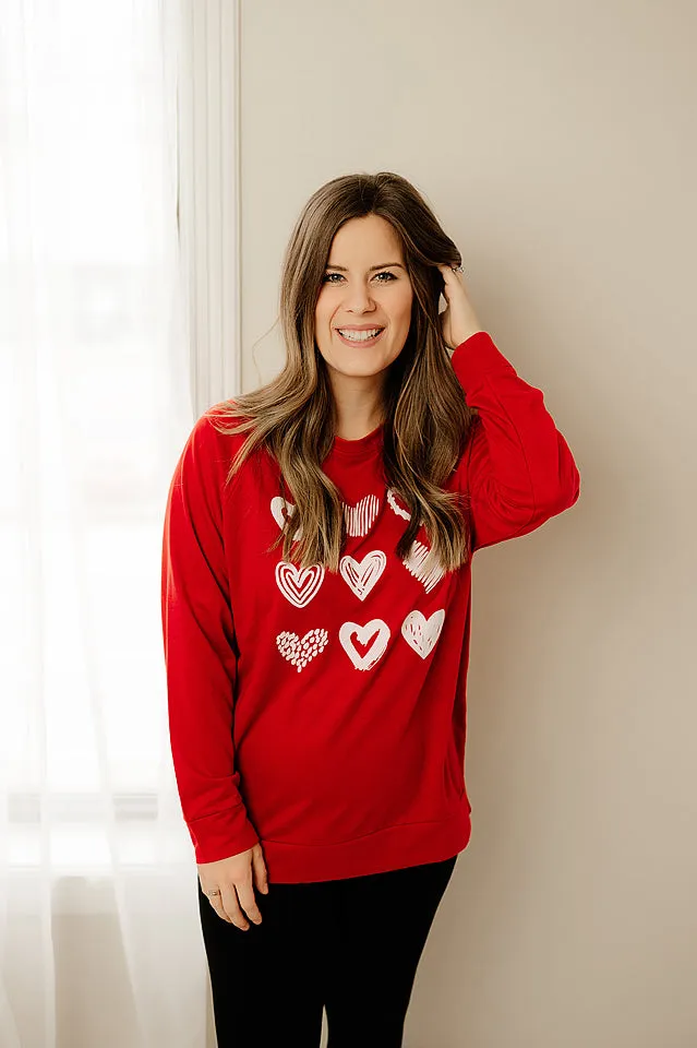 Hearts Sweatshirt