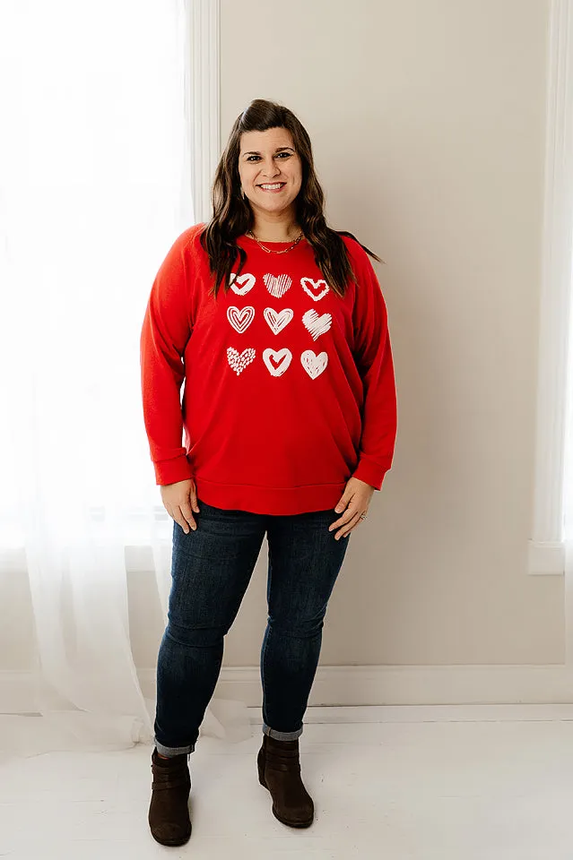 Hearts Sweatshirt