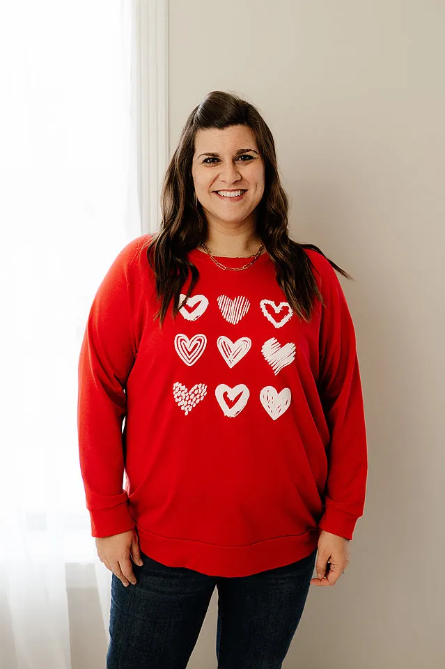 Hearts Sweatshirt