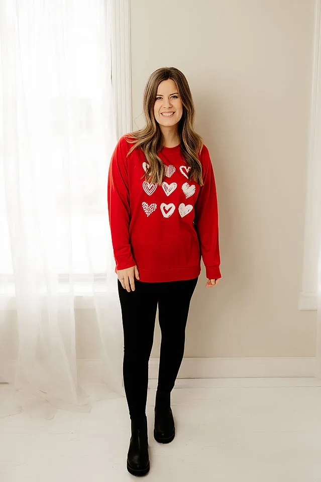 Hearts Sweatshirt