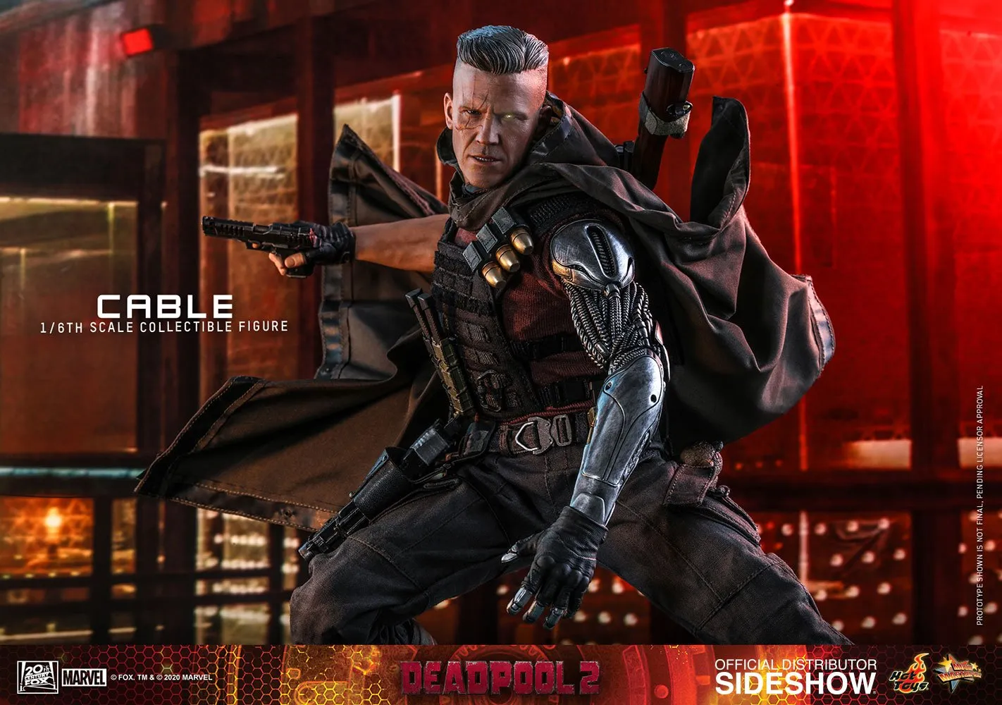 Hot Toys Movie Masterpiece 1/6 Scale Figure - Cable Collector's Edition (Deadpool 2)