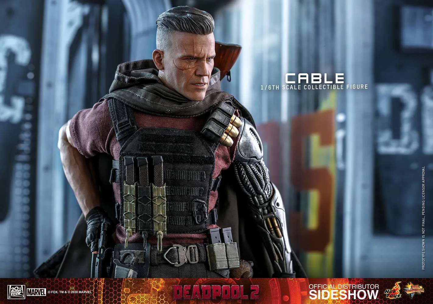 Hot Toys Movie Masterpiece 1/6 Scale Figure - Cable Collector's Edition (Deadpool 2)