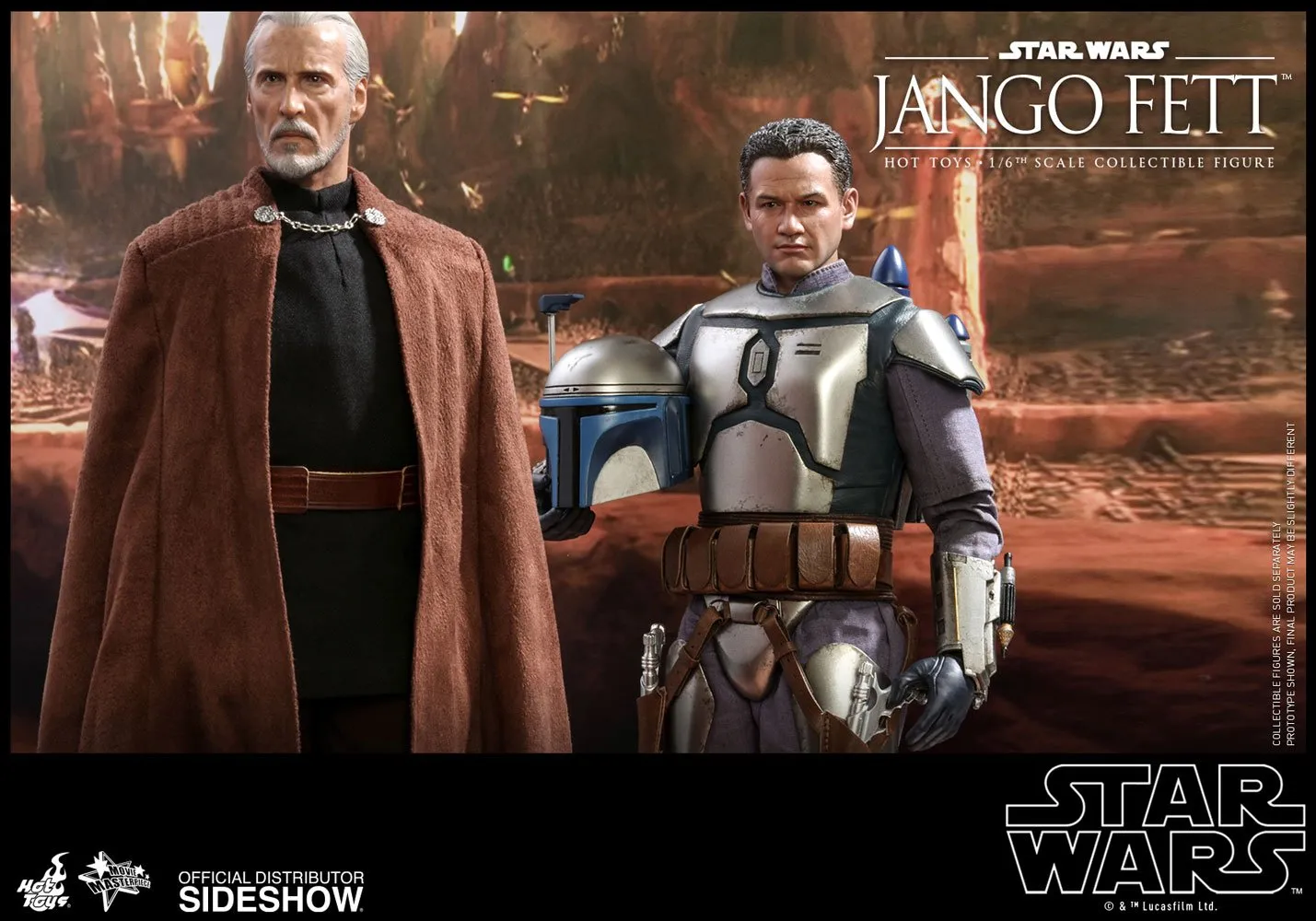 Hot Toys Movie Masterpiece 1/6 Scale Figure - Jango Fett (Star Wars Episode II: Attack of the Clones)