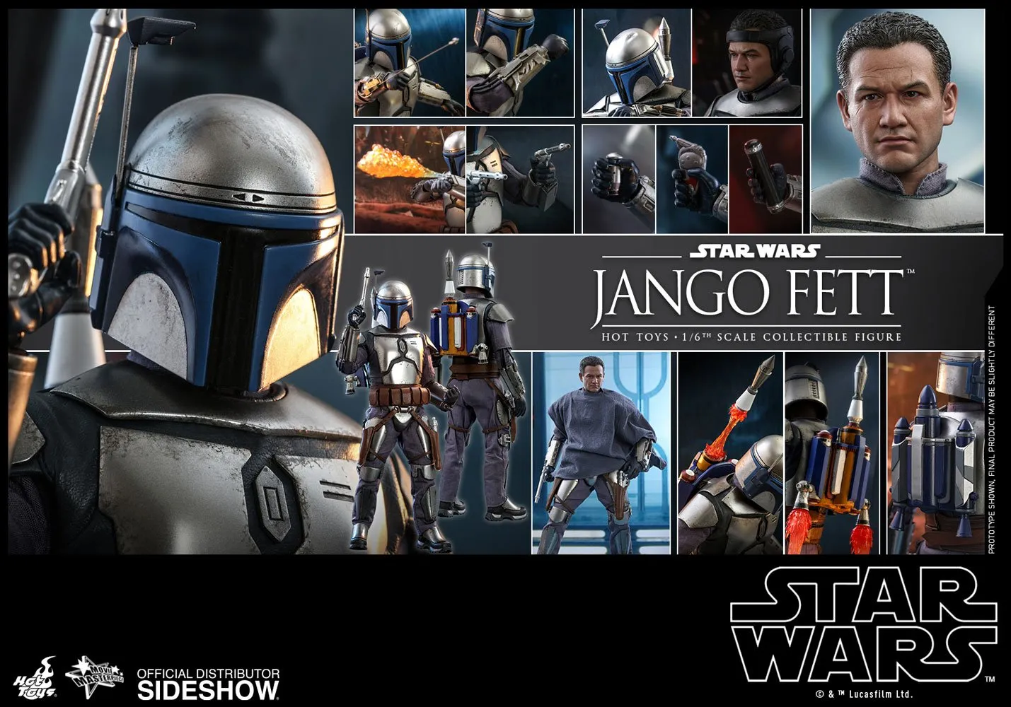 Hot Toys Movie Masterpiece 1/6 Scale Figure - Jango Fett (Star Wars Episode II: Attack of the Clones)