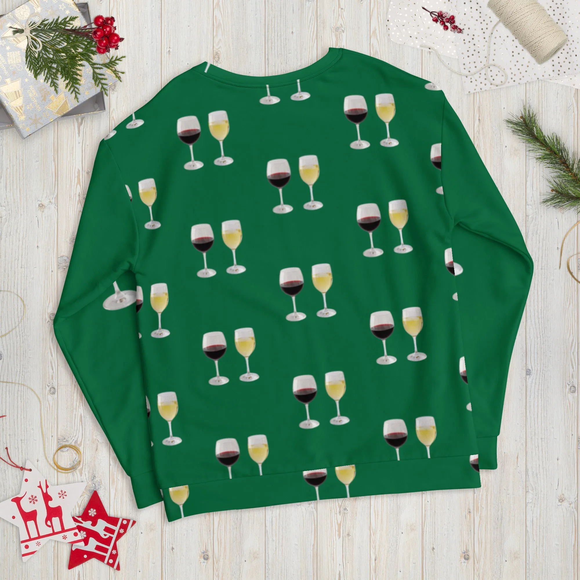 I'm Dreaming of Red & White Christmas ...Ugly Sweatshirt - Christmas Green