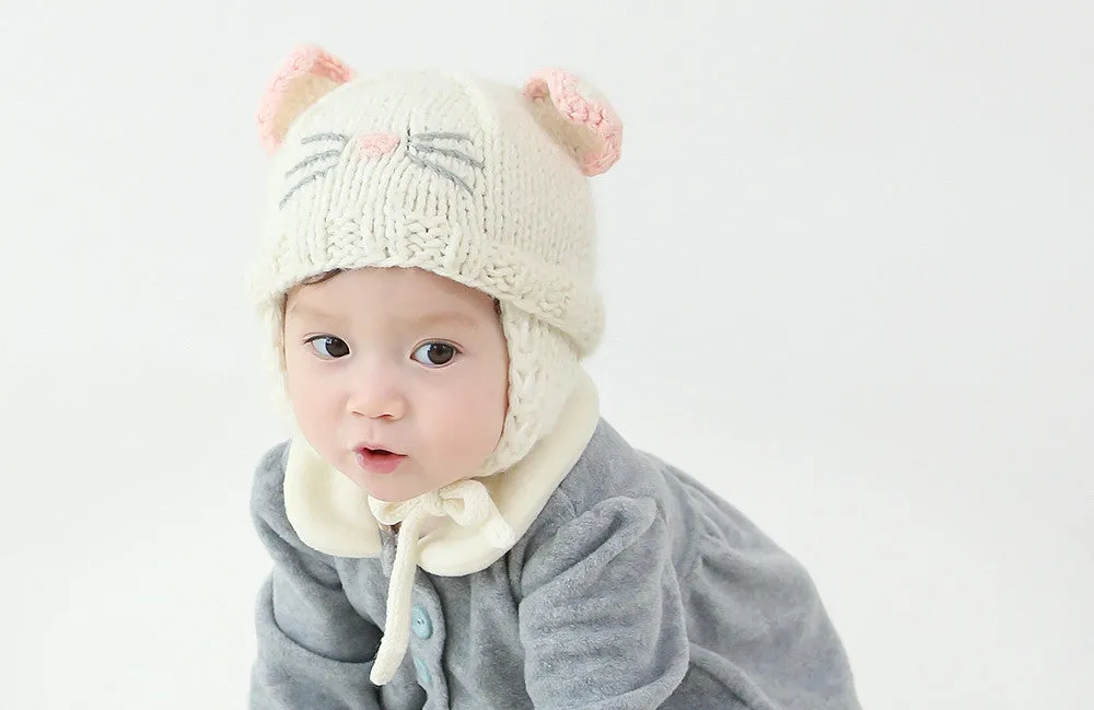 Kitty Milk Knit Hat