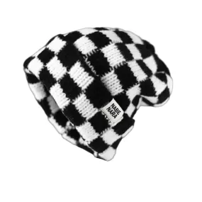 Knit Checker Hat