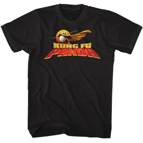 Kung Fu Panda Cape Flare Logo Men's T-Shirt