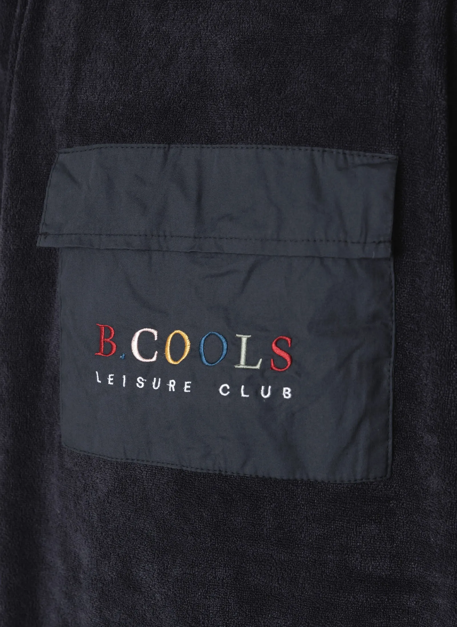 Leisure Club Hooded Towel Black