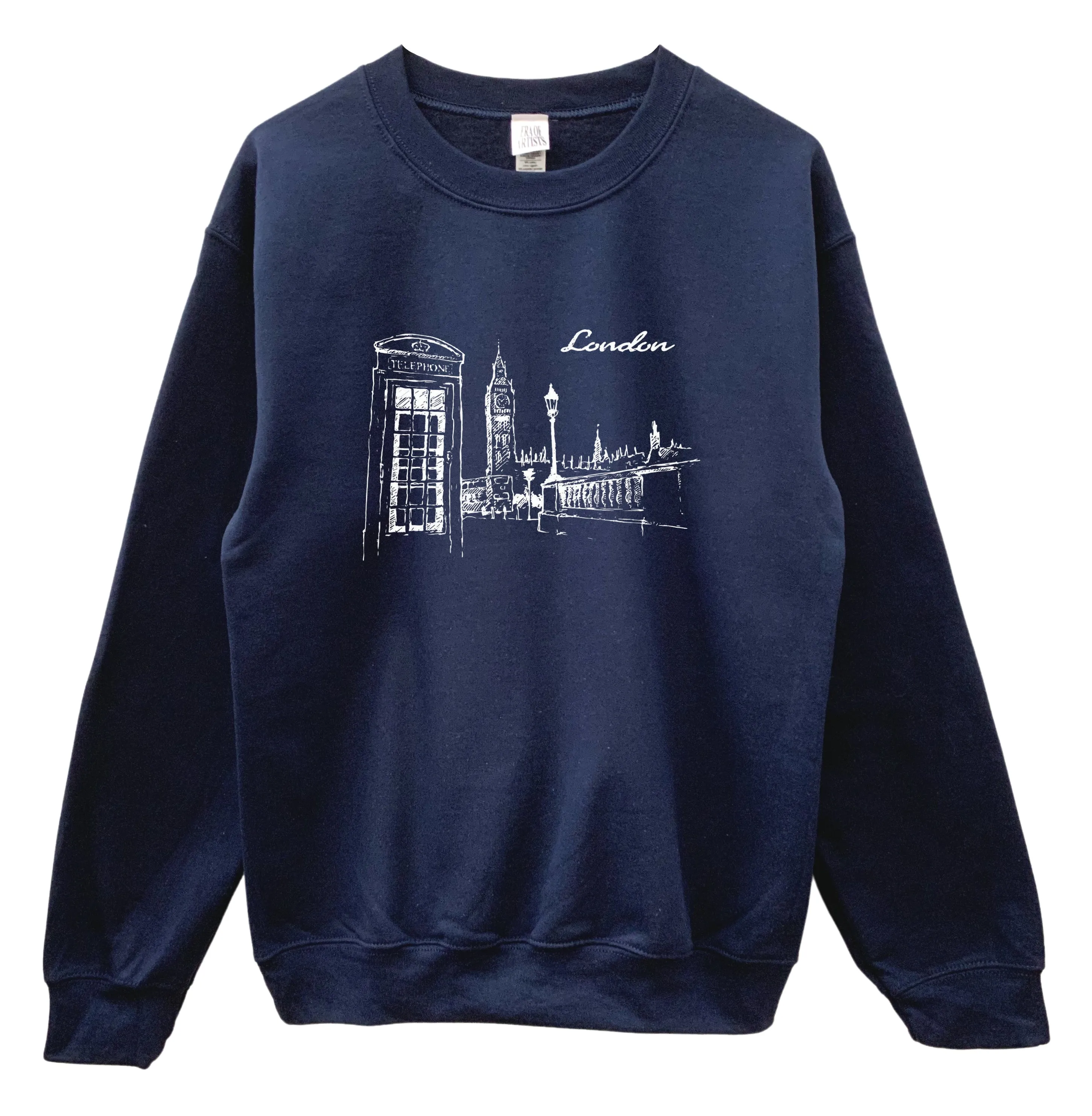 London Graphic Unisex Crewneck Sweatshirt - Color Options Available