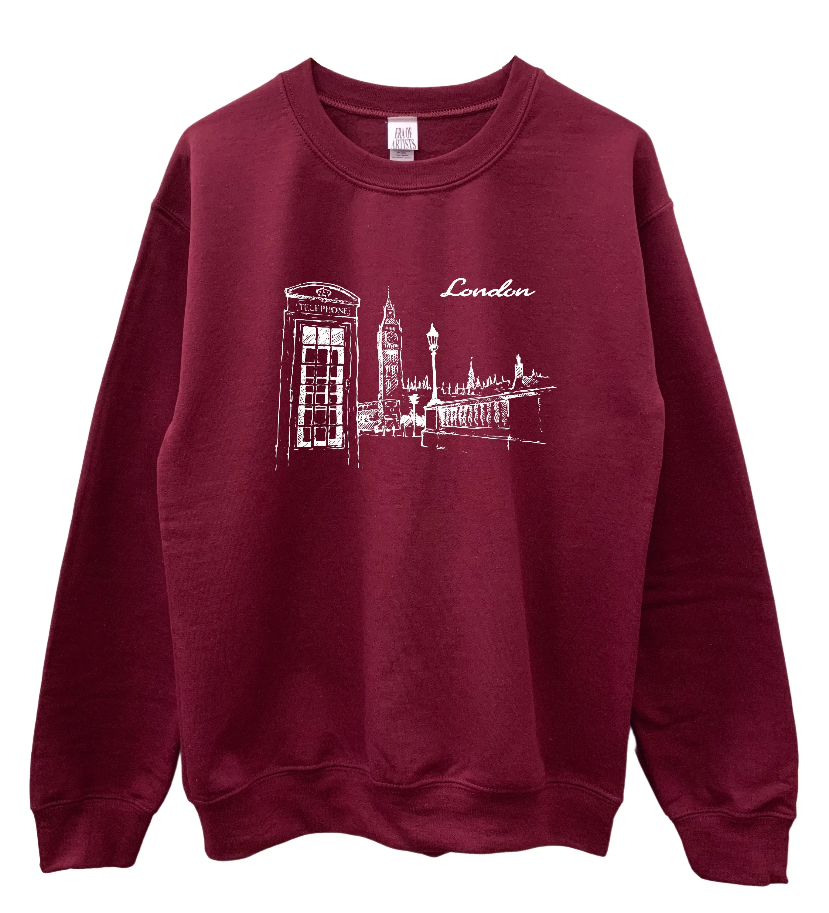 London Graphic Unisex Crewneck Sweatshirt - Color Options Available